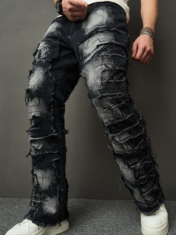 Men's Loose Fit Wide Leg Jeans