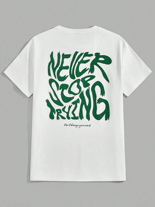 Men's Never stop T-shirt