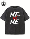 Me Vs Me Pure Cotton Retro T-shirt