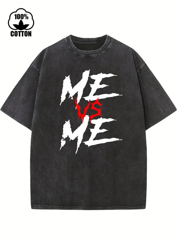 Me Vs Me Pure Cotton Retro T-shirt