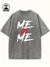 Me Vs Me Pure Cotton Retro T-shirt