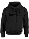 Jesus Did It - Jesus Christian God Church Bible Adult Men’s Women Youth Unisex Cozy Classic Print Pullover Hoodie, Casual Long Sleeve Crew Neck Hoodie