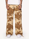 Men's Creative Pattern Print Denim Pants