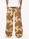 Men's Creative Pattern Print Denim Pants