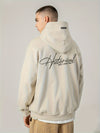 American Style Fashion Hooded Sweatshirt with Embroidery on The Back